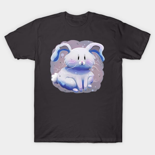 Dust Bunny T-Shirt by Art by Angele G
